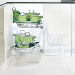 MAGIC CORNER HAFELE EXT C ARE WH DREAPTA 400MM 541.32.240