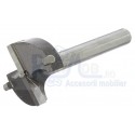 SABLON POCKET DOOR DIAMETRU 40MM TIJA 10MM 001.06.640
