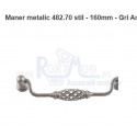MANER STIL 160MM GRI ANTICHIZAT 482.70.218