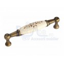 S 1699-107PF29ZN48 MANER BRONZ ANTIC PORTELAN CU FLORI