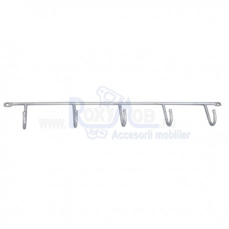 SUPORT 5 AGATATORI PERETE CROM 402X35X63, 495.05.22