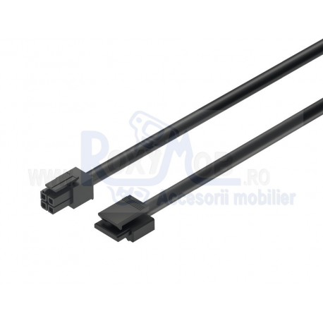 LED INTRERUPATOR MODULAR NEGRU 0.5M 833.89.140