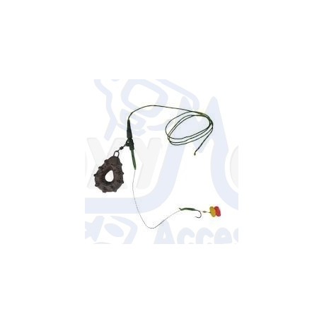 MONTURA CRAP PE LEADCORE 45 LB PLUMB 120G ,60 CM