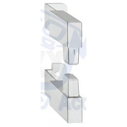 PROFIL PIESA CAPAT USI PLIANTE ZINC CROM MAT 111.41.400