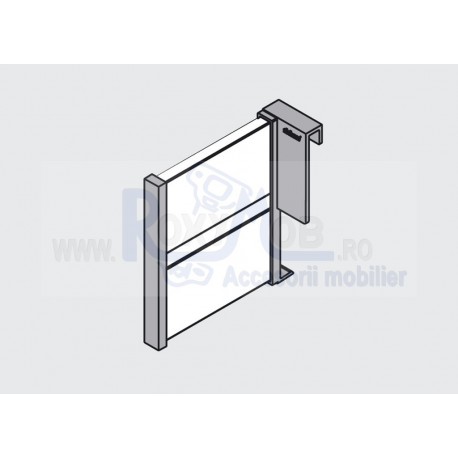 Z43L100S WAWG SEPARATOR TRANSVERSAL FRONT 1077MM GRI