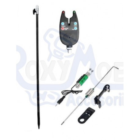 Set Senzor pescuit,Swinger Luminos,Suport de lanseta undita telecopic,inaltime 100cm