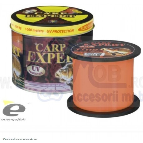 FIR CARP EXPERT UV FLUO ORANGE 0.25MM 1000M CUTIE 30114-825