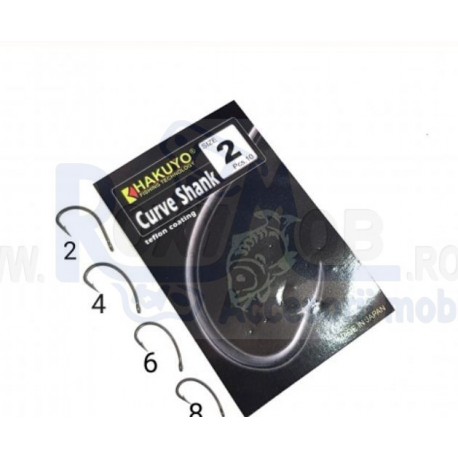 CARLIGE CURVE SHANK HAKUYO NR.6 SET DE 10 BUC