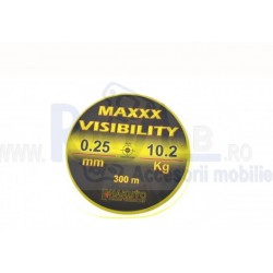 FIR MONOFILAMENT HAKUYO MAXX VISIBILITY 0.25 MM,14.80KG