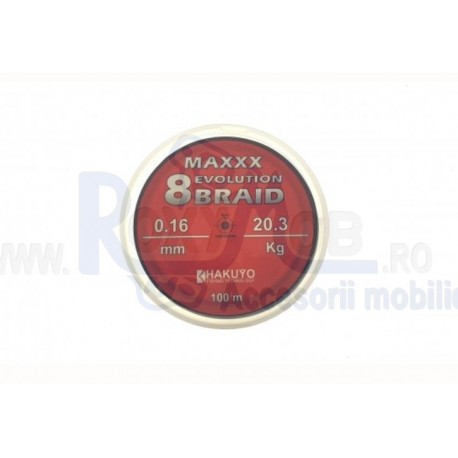 FIR TEXTIL HAKUYO EVOLUTION 8 BRAID -100M,0.16MM,20.30KG