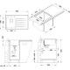 CHIUVETA ALVEUS CRYSTALIX 10 SATIN-ALB 860 X 540 X 211