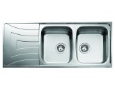 CHIUVETA TEKA UNIVERSO 2B 1D INOX MAT