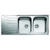 CHIUVETA TEKA UNIVERSO 2B 1D INOX MAT