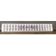 GRILA VENTILATIE 763X70 ALU OVAL