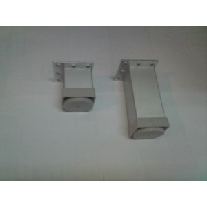 PICIOR PATRAT 40X40 MM H 80 ALUMINIU NETED