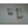 PICIOR PATRAT 40X40 MM H 80 ALUMINIU NETED