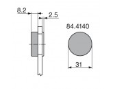 84.4140 - CAPAC ROTUND AURIU