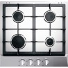 PLITA PE GAZ PYRAMIS 60KF451 INOX&FONTA