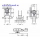 SLIDO CLASSIC 60-P KIT USA SIMPLA LEMN 940.60.113