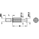 MINIFIX BOLT METRIC S200 34/M6/7.5 262.28.690