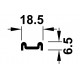 SLIDO DESIGN 25 SINA INFERIOARA DUBLA 5 M 415.11.950