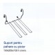 SUPORT REJS PAHARE CU PICIOR 150X205X100 MM CROMAT 550.42.06
