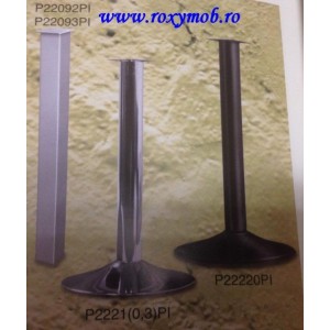 PICIOR CENTRAL BAZA 400 MM CROMAT H710 MM P22210PI
