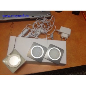 SPOT LED ADA 2304B PATRAT 1.5WX3, 3000K, 240V GRI