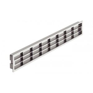GRILA VENTILATIE PLASTIC 458X65 MM ARGINTIU MAT 571.77.900