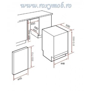 MASINA DE SPALAT VASE TEKA DW1 455 FI 45CM
