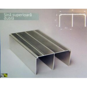 SLIDER SINA SUPERIOARA DUBLA 5 ML LXD-3823.1 ALU
