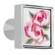 BUTON PORTELAN PATRAT MODEL FLORAL ROZ 485.46.105