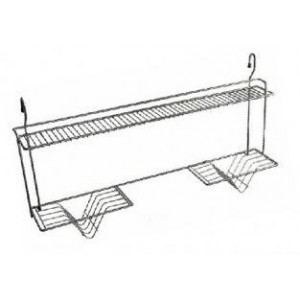 SUPORT REJS VASE SCURGATOR 750X165X420 MM CROMAT 550.16.06