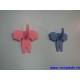 BUTON MOBILA COPII CEBI ELEFANT 463 025 ROZ 494.93.35