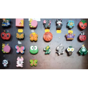 BUTON MOBILA COPII FLUTURE GALBEN 2.3