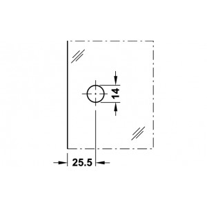 BALAMA CABINE DUS STICLA 8-12MM CU COLTAR CROM 981.53.242