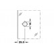 BALAMA CABINE DUS STICLA 8-12MM CU COLTAR CROM 981.53.242