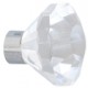 BUTON METALIC CRISTAL DIM30MM CR+TRANSPARENT 481.59.400