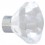 BUTON METALIC CRISTAL DIM30MM CR+TRANSPARENT 481.59.400