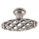 BUTON METALIC STIL 58X20X36MM GRI ANTICHIZAT 482.71.218