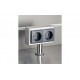 PRIZA DUBLA INOX 140MM 828.12.002