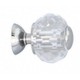 BUTON METALIC CRISTAL DIM30MM CR+TRANSPARENT 481.58.400