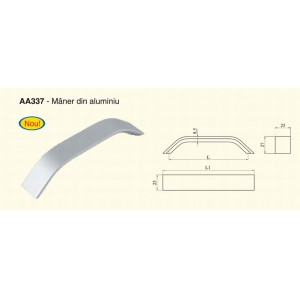 MANER AA337 DIM 320 MM, ALUMINIU