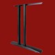 PICIOR BIROU, H 710 MM, NEGRU SAU GRI P12051PI
