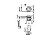 BROASCA HAFELE CU STIFT 235.79.213