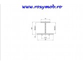 SISTEM ADOOR PROFIL INTERMEDIAR 18 ECO BRONZ 5.8M 944.06.56