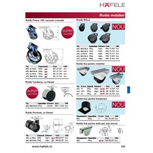 ROTILA HAFELE DIM 40 FARA FRANA 24KG NEGRU 660.15.310