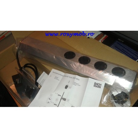 PRIZA PERETE COLT ALU 4XSCHUKO 2 METRI 820.08.920