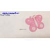 BUTON SOFT PLASTIC - FLUTURE - ROZ 43X28X25MM 489.01.53